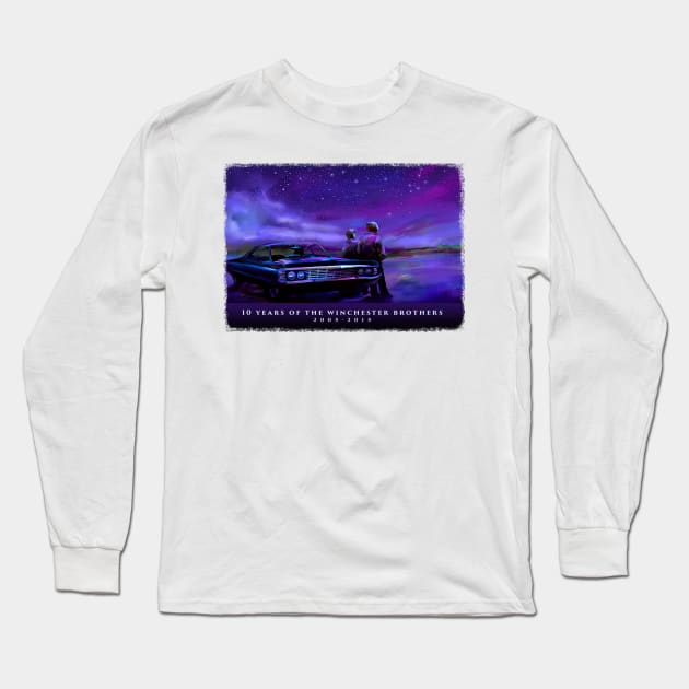 Impala Nights Long Sleeve T-Shirt by ArtsyDenise